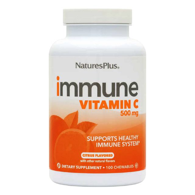 Immune Vitamin C 500 mg 100 Lutschtabletten  Natures Plus