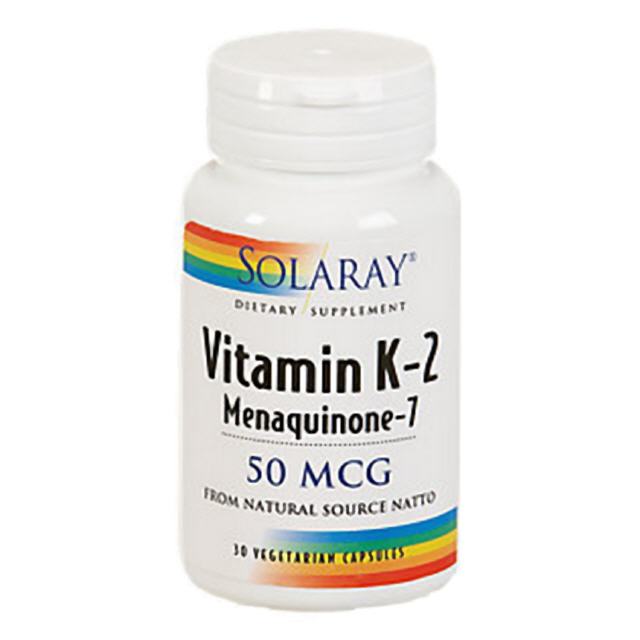 Vitamin K2 (MK-7)  50 g  30 veg. Kapseln SOLARAY