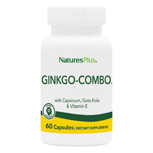 Ginkgo-Combo 60 veg. Kapseln Natures Plus
