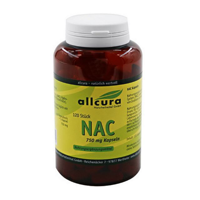 NAC 750 mg 120 Kapseln allcura