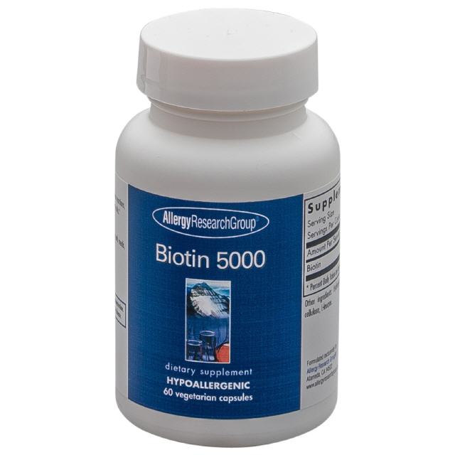 Biotin 5000 g 60 veg. Kapseln  All. Res. Group